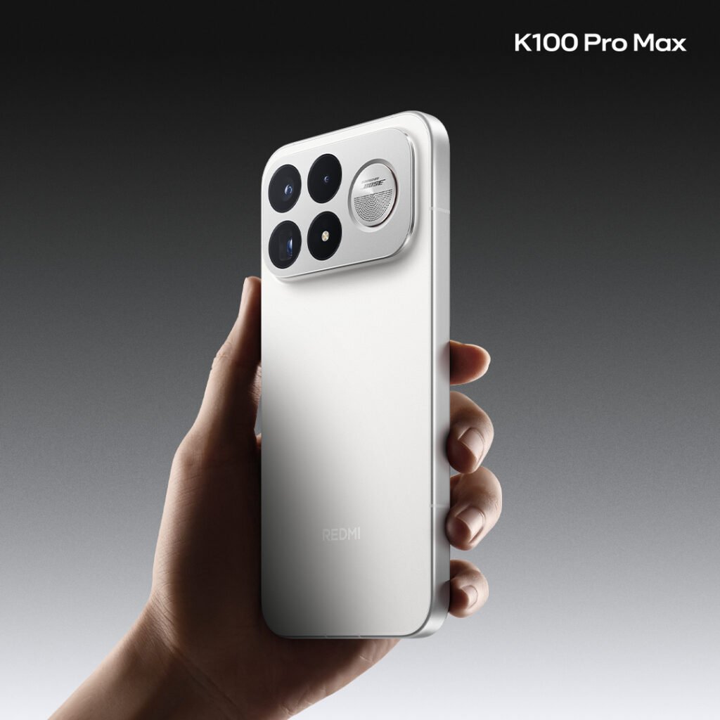 Redmi K100 Pro Max Debuts Flowing Gold White Colorway with Premium Full-Metal Build