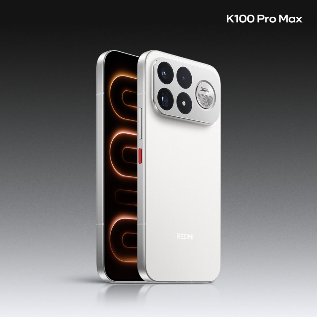 Redmi K100 Pro Max Debuts Flowing Gold White Colorway with Premium Full-Metal Build