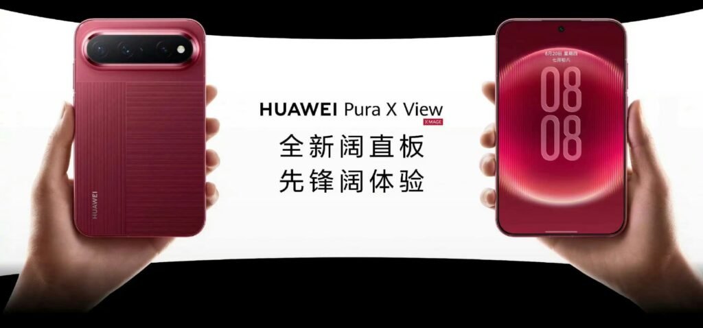 HUAWEI Unveils Pura X View, Industry‑First Wide‑Aspect Bar‑Style Smartphone