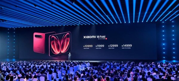 Xiaomi 18 Fold pricing slide